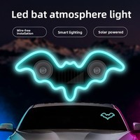 Nouvelle lumière d'ambiance pour voiture Longyang 013, effet de respiration et de battement de cœur, 12V 5W, fixation par ventouse, décoration de fenêtre, garantie 1 an