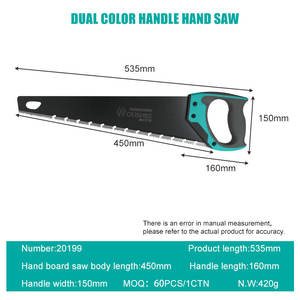 China Factory Production <strong>Hand</strong> <strong>Saw</strong> for <strong>Cutting</strong> Wood Comfortable Ergonomic Non-slip Handle - Product Image 5