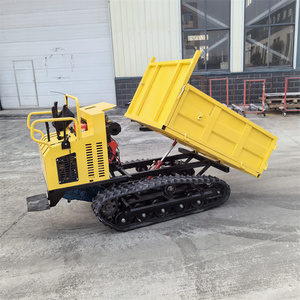 1.5 Ton Start Mini <b>Tracked</b> <b>Dumper</b> Truck Full Hydraulic Loading New Condition 2 Emission Standard - Product Image 4