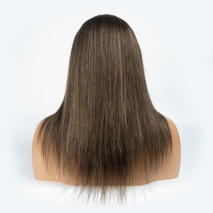 Peluca sin pegamento de cabello humano virgen ruso suave con cutícula alineada, pelucas frontales con reflejos transparentes para mujer, precio al por mayor - Product Image 6