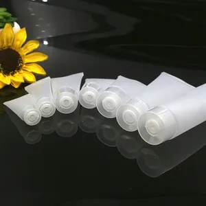Kunststoff-Gesichts reiniger Leere Kosmetik tuben für Sonnenschutz kosmetik verpackungen, transparente Kosmetik schlauch verpackung mit Shampoo-Lotion