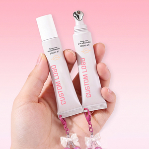 Lot de gloss à lèvres hydratant et brillant de haute qualité, marque privée, avec porte-clés papillon - Product Image 1