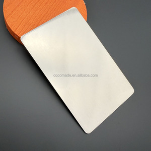 Tarjeta de Visita de Titanio Puro GRADO <span class=keywords><strong>2</strong></span> del Tamaño de una Tarjeta de Crédito, Grabable para Tarjetas de Visita, Regalos Personalizados y Coleccionables - Product Image 4