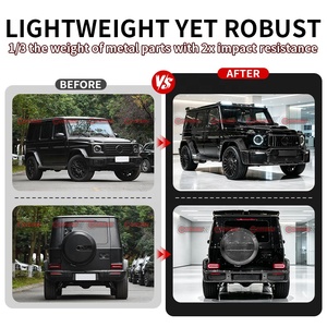 ชุดแต่งไวด์บอดี้สำหรับ Mercedes 2025 G Class W465 BB800  วัสดุคาร์บอนแท้ Pre-Preg  พร้อมกันชน PP เกรดคาร์บอนแห้ง ชุดแต่งรอบคัน - Product Image 2
