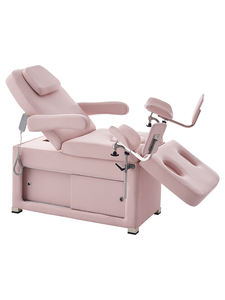 Camilla facial Rosa Extensión de cama Procedimiento de tratamiento Salón de belleza Dermatología Silla Examen Mesa de masaje - Product Image 6