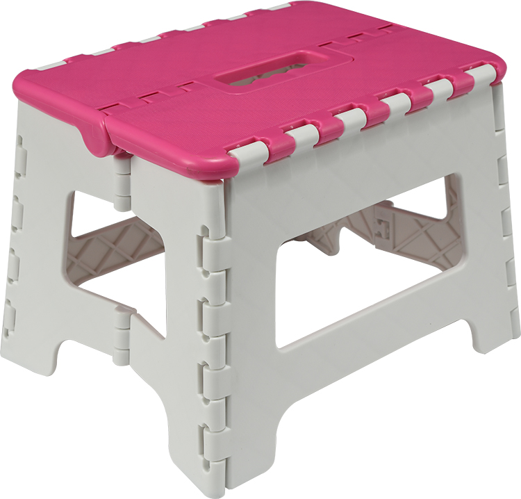 Детские складные стулья Aohea с принтом, складной ступенчатый стул с ручкой, пластиковый портативный складной стул для кемпинга