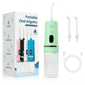 <span class=keywords><strong>Irrigador</strong></span> Bucal Portátil Inalámbrico, Limpiador Dental con Agua para Ortodoncia, con Boquilla para <span class=keywords><strong>Brackets</strong></span> - Product Image 2