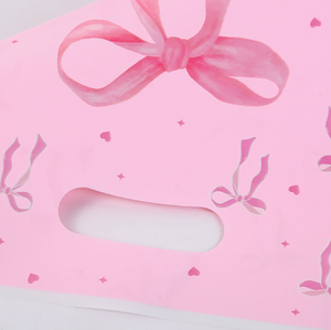 Bolsa de Plástico Rosa con Lazo de Dibujos Animados DAMAI al por Mayor, Linda Bolsa Pequeña para Regalos, Joyería, Ropa, Ideal para Halloween y Navidad - Product Image 4