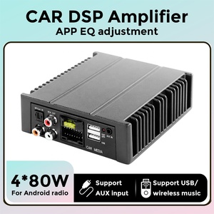 Amplificador DSP HIFI Android <span class=keywords><strong>Mekede</strong></span> para Estéreo de Coche con Mejora de Sonido de Alta Potencia 4x80W para Radio Android y Subwoofer con Supergraves - Product Image 2