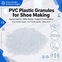 Granulés de PVC souple transparent recyclé, matière première plastique PVC modifiée, qualité moulage par injection SG5, densité 1,25 g/cm³ PVC