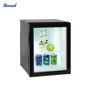 Mini-réfrigérateur à porte simple en verre transparent pour usage domestique, pas cher - Product Image 4