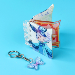 2024 Tùy Chỉnh Nhỏ Lật Cuốn Sách <span class=keywords><strong>Keychain</strong></span> Phim Hoạt Hình Phong Cách Nhựa Mặt Dây Chuyền Nhỏ Giải Nén Đồ Chơi Cho Căng Thẳng Cứu Trợ - Product Image 1