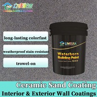Peinture murale céramique Limejia avec revêtement sableux, résistante aux UV, non toxique, très facile à appliquer pour les écoles et les jardins d'enfants