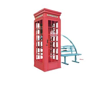 Guangzhou Namchi prix d'usine ornement de cabine téléphonique grande cabine téléphonique décorative prête à l'emploi sculptures de cabine photo - Product Image 2