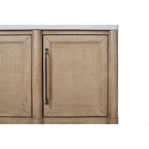 DB <b>Sideboard</b> with Cement Topped Server and Cane Insets - Product Image 4
