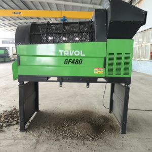 Tavol Mobile Areia Rotary Drum Classificação Cascalho Solo Madeira Chips Triagem Fertilizante Compost Trommel Screen Machine - Product Image 1
