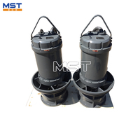Bomba Sumergible de Flujo Axial Vertical de Alto Caudal y Baja Presión para Bombeo de Canales