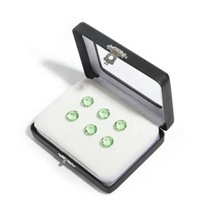 Fabrication quantité minimale de commande 20pcs Noir Stockage Métal Velours <span class=keywords><strong>Perle</strong></span> Présentation Anneaux Cuir <span class=keywords><strong>Diamant</strong></span> Bijoux Plateau Boîte - Product Image 2