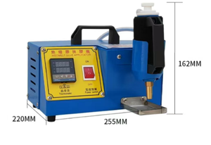 Nouvelle machine de revêtement thermofusible, dispositif de collage industriel du cuir, applicateur adhésif manuel à poussée pour une liaison de précision - Product Image 2