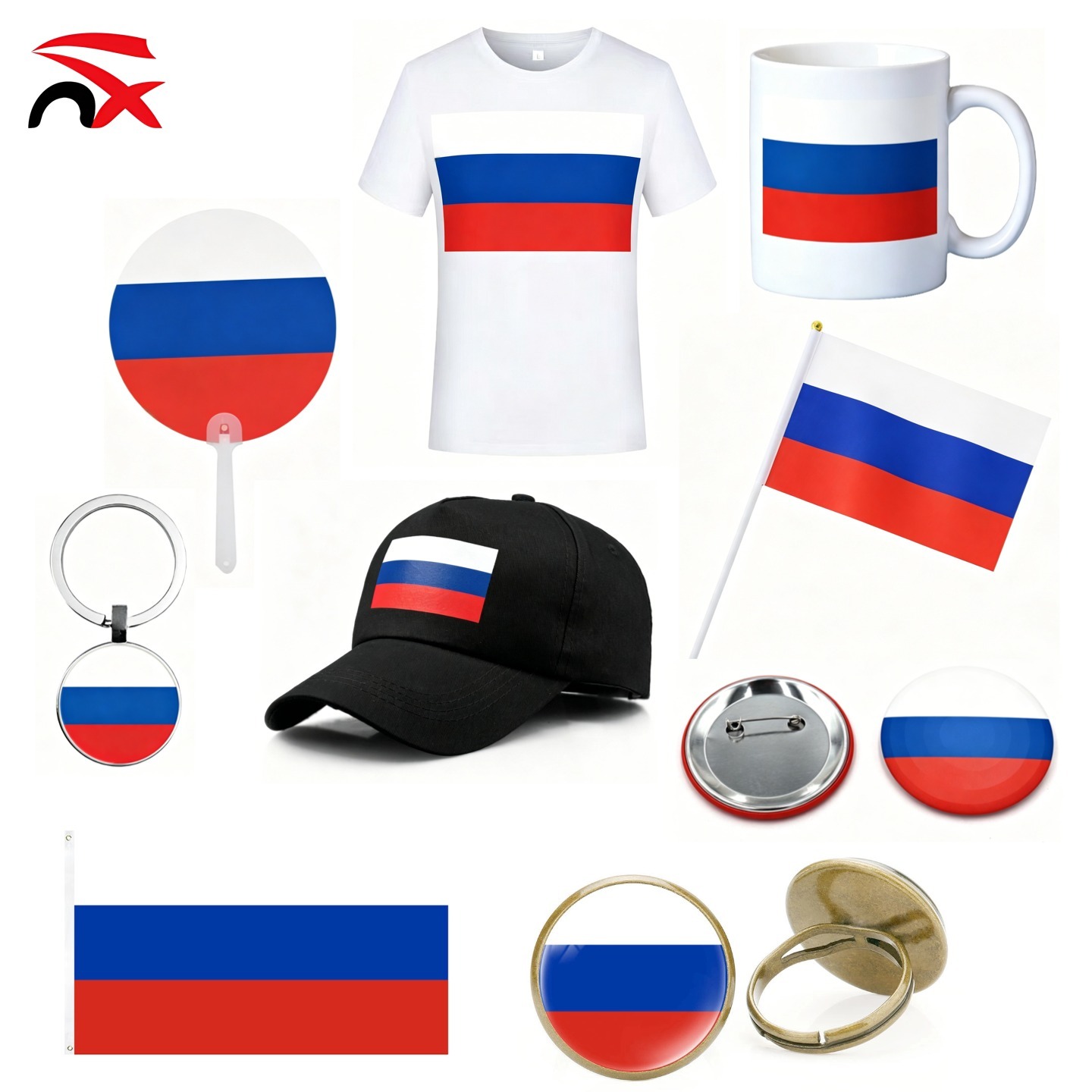 Conjunto de banderas de Rusia