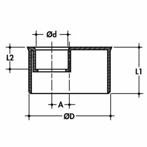 Almohadilla reductora SIMPLE 100X32 para accesorios de tubería - Product Image 2