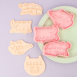 Série romantique en plastique Biscuit moule <span class=keywords><strong>emporte</strong></span>-pièces plage 3D dessin animé personnalisé écologique bricolage argile Animation imprimé Biscuit - Product Image 1