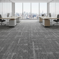 Tapis en briques directement de l'usine 50x50 Boucle en polypropylène écologique antidérapant insonorisant pour hôtel chambre bureau