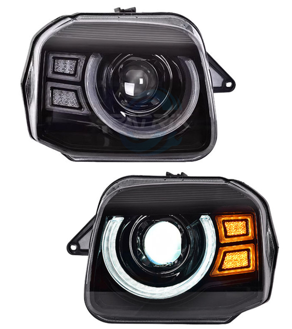 Modified LED Headlight Assembly 2007-2015 HID Dual Xenon Lights for Suzukis Jimny LED Lenses DRL Signals