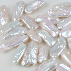 Materiales Hechos a Mano, Perlas de Agua Dulce Naturales Blancas y Rosas, Perlas Sueltas Barrocas en Forma de Pipa para Proyectos Creativos - Product Image 1