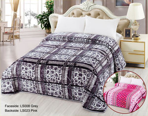 2024 grosir siap disiapkan poliester kustom dicetak Super lembut 195X235 CM 2 .9 KG selimut Mink awan - Product Image 3