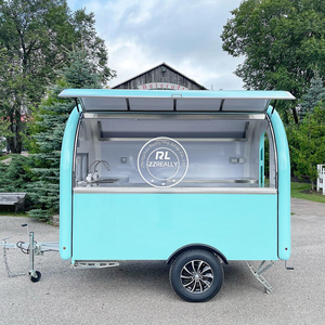 Cheap Price Street Mini Mobile <strong>Food</strong> Truck Small Round Mobile Hot Dog Coffee Fast <strong>Food</strong> Cart Trailer Business for Sale - Product Image 3
