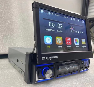 Monitor de Radio de Panel retráctil de bajo costo de fábrica de 7 ", un DIN, doble DIN, con sintonizador, amplificador, Puerto USB, reproductor Multimedia - Product Image 4
