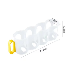 1pcs Eco-Friendly Stackable Plastic Kitchen Fridge Storage Box Beer Soda <b>Drink</b> Can & Bottle Organizer <b>Rack</b> Shelf for Home Use - Product Image 5