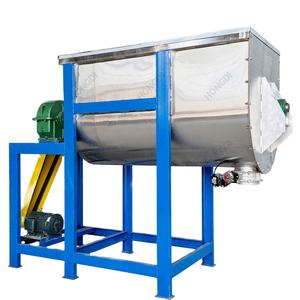 เครื่องผสมริบบิ้นสแตนเลสเกรดอาหารอัตโนมัติสำหรับอุตสาหกรรม สำหรับผสมผงแห้ง เครื่องปั่นผงแนวนอน - Product Image 1