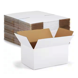 Tùy chỉnh 12x9x3 trắng có thể gập lại tông cá nhân vận chuyển <span class=keywords><strong>Box</strong></span> cho TV trà tins điện thoại di động Egg Kart động cơ - Product Image 1