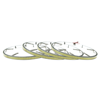 Kit d'éclairage de roue blanc 15-17 pouces pour camion 12V Double rangée IP68 Gel injecter 6000K blanc pur 5730 480LED phare feu arrière