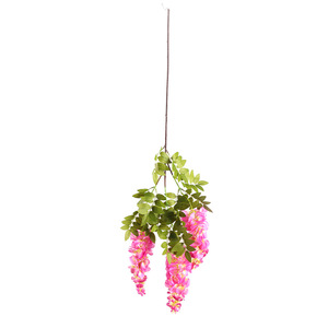 <b>Artificial</b> Wisteria <b>Flowers</b> 102cm Purple Pink Green Plastic Silk Decorative <b>Vines</b> Wedding Home <b>Decoration</b> - Product Image 4