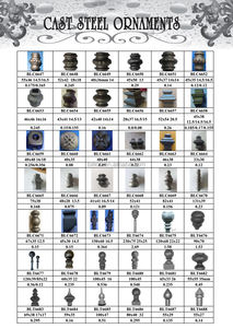 Elementos metálicos Tillers Macolla <span class=keywords><strong>de</strong></span> <span class=keywords><strong>hierro</strong></span> <span class=keywords><strong>fundido</strong></span> para valla, puerta, enrejado y barandilla - Product Image 4