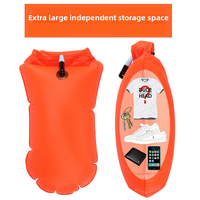 Bouée de natation gonflable étanche 12L en PVC, bouée de sécurité flottante pour la plongée et les sports nautiques en extérieur