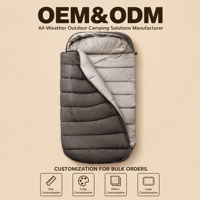 Sac de couchage extra large de 100 cm pour adultes, idéal pour le camping en hiver, la randonnée, le trekking, les voyages, isolation thermique portable