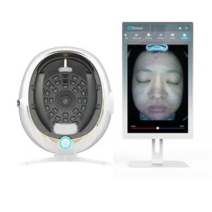 portable mart derma led visia skin scanner face analyzer machine radiofrequency facial skin analyzer 21.5 inch machine