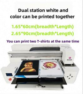 Máquina de Impresión Digital Directa para Camisetas, Máquina Pequeña para Imprimir Ropa, Impresora de Doble Estación para Logotipos y Patrones en Prendas - Product Image 3