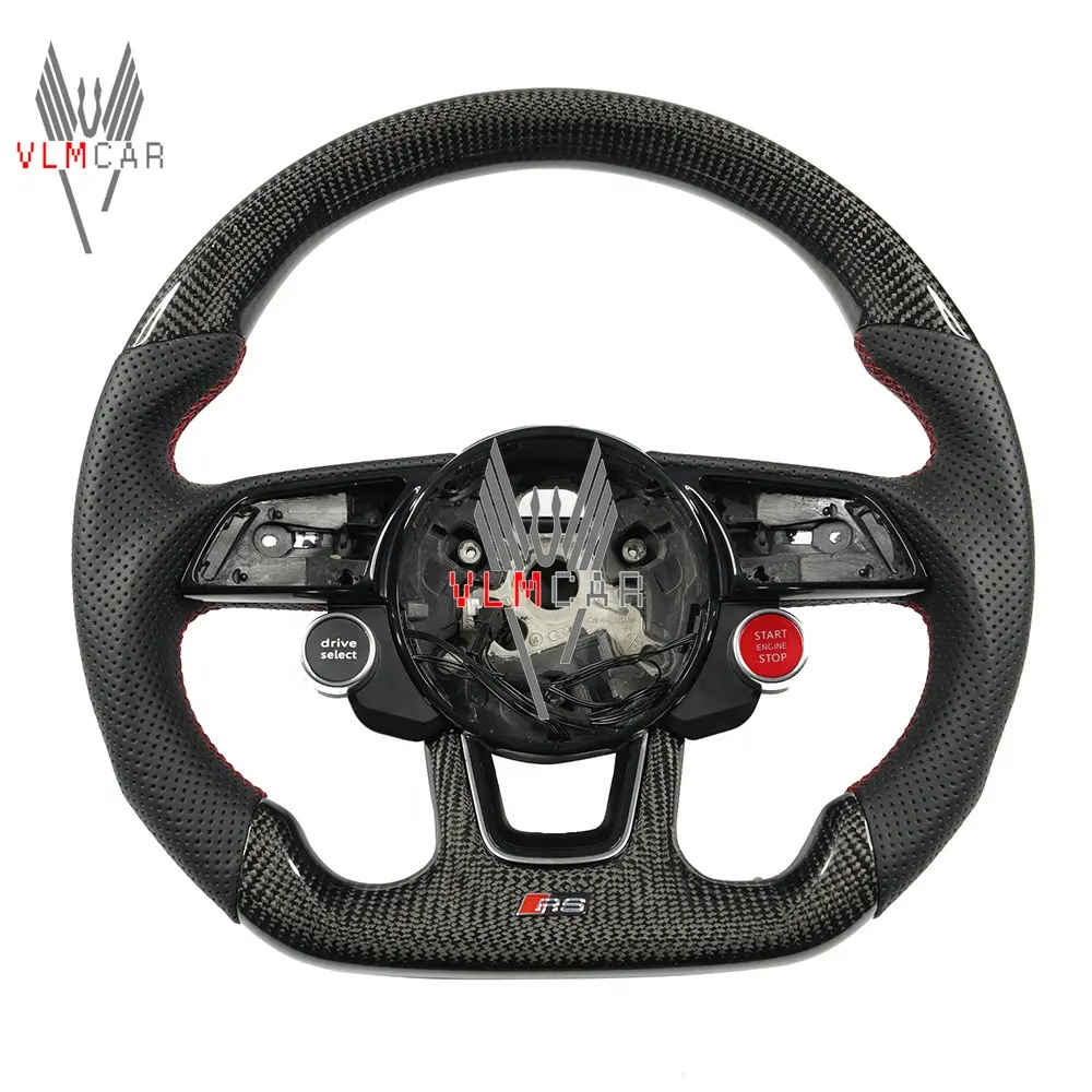 Private customized carbon fiber steering wheel, suitable for A udi A3 RS3 RS4 RS5 S3 S4 S5 / all models can be customized