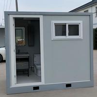 Baño Portátil Modular en Contenedor, para Obras de Construcción, Campamentos y Uso Público al Aire Libre