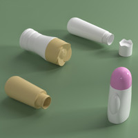 Bouteilles d'emballage en plastique PET vides de 200ML, 250ML, 300ML, 380ML avec bouchon à fleur, petit flacon pour perles parfumées Savage Waist