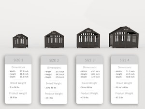 Jaula moderna y lujosa para mascotas, muebles de madera para interiores, con esterilla, gran oferta - Product Image 3