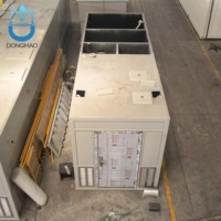 Station d'épuration des eaux usées avancée et préfabriquée avec contrôle PLC, pompes et moteurs pour le recyclage des eaux usées marines et de stations balnéaires