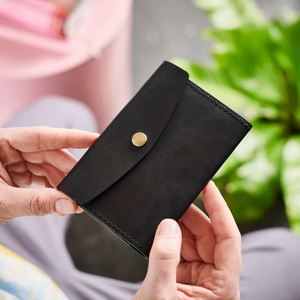 Hot Sale Pu Leather Passport Protective Cover Customize Logo <b>Travel</b> Tag <b>Wallets</b> Set Wholesale - Product Image 4