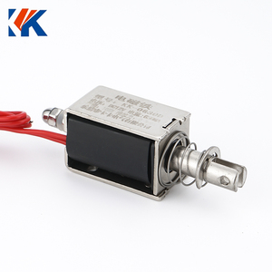 Elektromagnet Aktuator DC 5V 6V 12V 24V Langkah Panjang Dorong Tarik Traksi Kuat Pengunci Elektromagnet Mikro Tabung Dorong-Tarik - Product Image 3