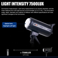 ZSYB BKL-SL500Bi Dimmable Réglable 200 watts Tir Cob Led Vidéo Photographie Professionnelle Lumière